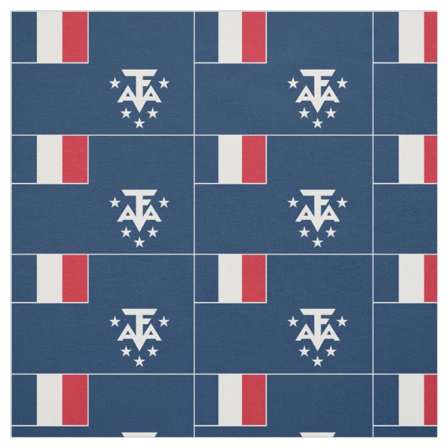 Tecido Terras Austrais e Antárticas Francesas (Modelo)