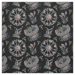 Tecido Tesouros do mar