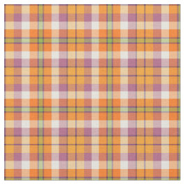 Tecido Teste padrão alaranjado e roxo da luz - do Dia das