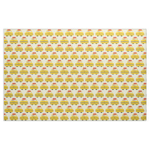Tecido Teste padrão amarelo do táxi