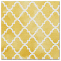 Teste padrão amarelo rico moderno de Quatrefoil da