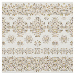 Tecido Teste padrão árabe dourado