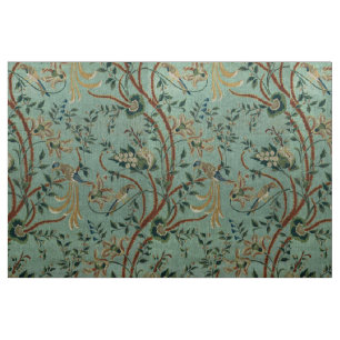 Tecido Teste padrão azul do chinoiserie do ovo do pato