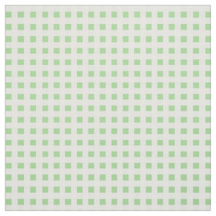 Tecido Teste padrão branco da verificação do verde da