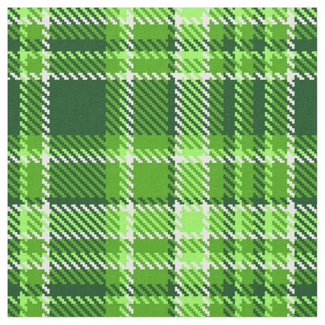 Tecido Teste padrão Checkered da cor verde (Detalhe)