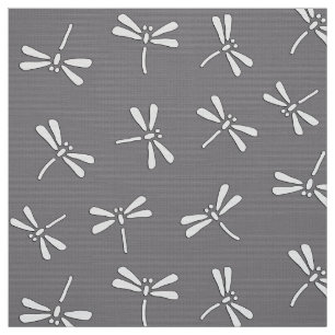 Tecido Teste padrão, cinza/cinzas e branco japoneses da