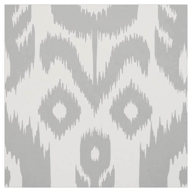 Tecido Teste padrão cinzento de Ikat (Modelo)