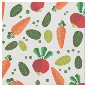 Tecido Teste padrão colorido dos vegetais