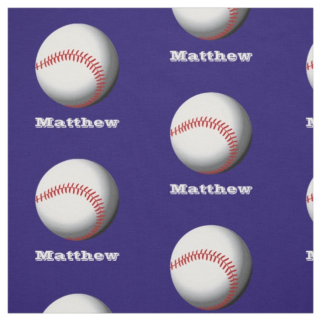 Tecido Teste padrão conhecido personalizado do basebol (Modelo)
