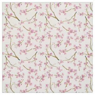 Tecido Teste padrão cor-de-rosa bonito da aguarela da