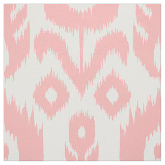 Tecido Teste padrão cor-de-rosa de Ikat