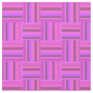 Tecido Teste padrão cor-de-rosa do weave das listras