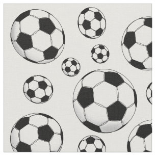 Tecido Teste padrão da bola de futebol