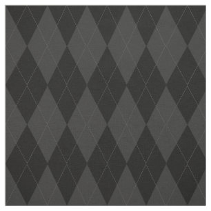 Tecido Teste padrão de Argyle do diamante do cinza do