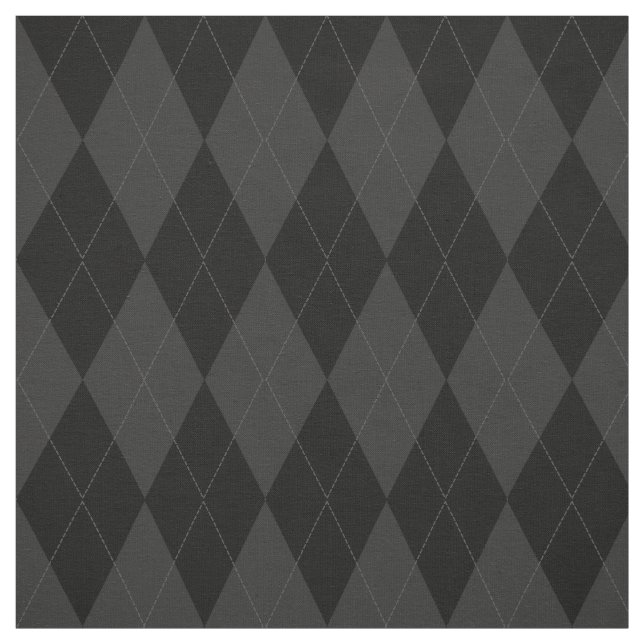 Tecido Teste padrão de Argyle do diamante do cinza do (Modelo)
