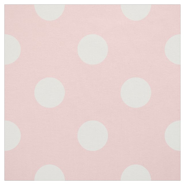 Tecido Teste padrão de bolinhas cor-de-rosa e branco (Modelo)