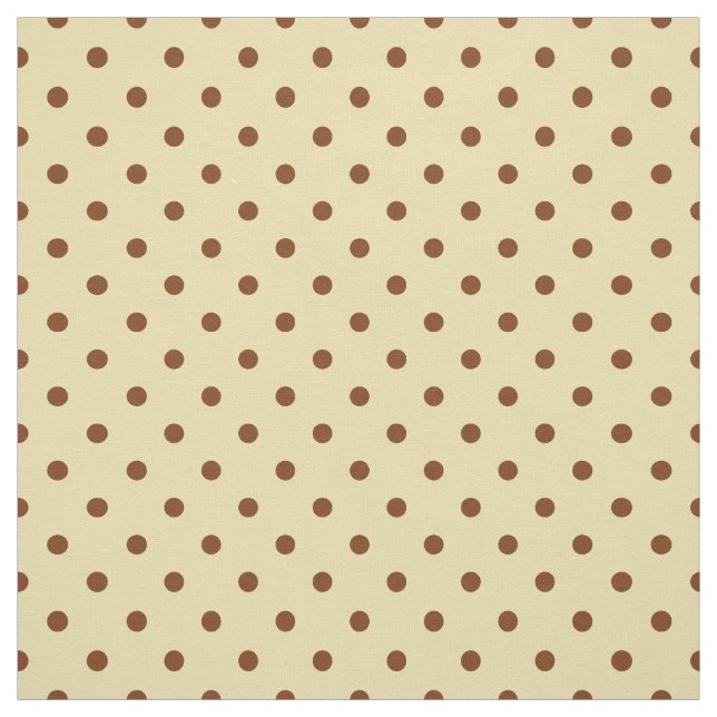 Tecido Teste padrão de bolinhas manchado de creme (Modelo)