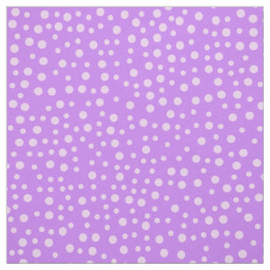 Tecido Teste padrão de bolinhas roxo