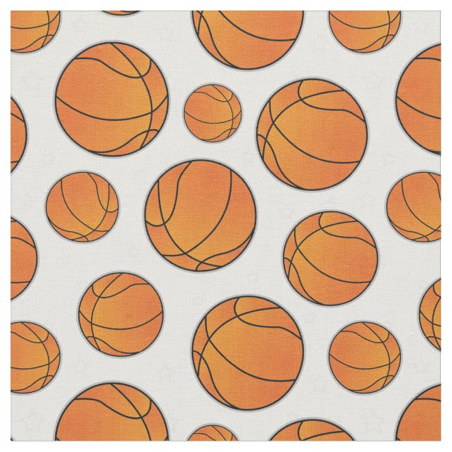 Tecido Teste padrão de estrela do basquetebol (Detalhe)
