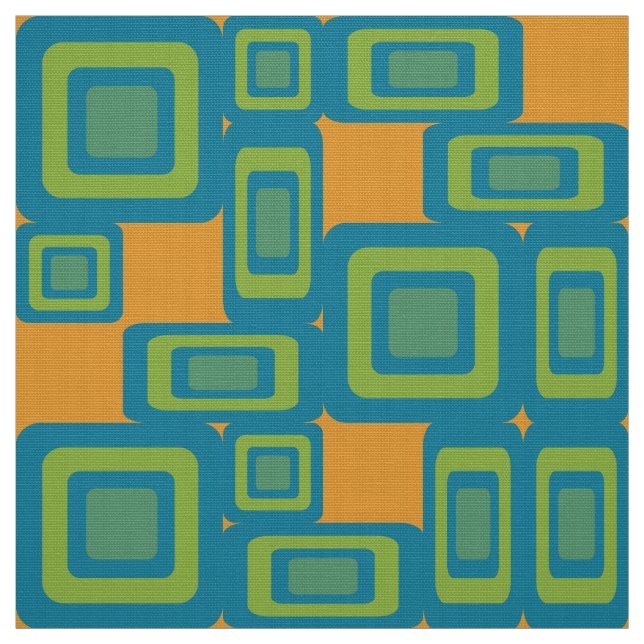 Tecido teste padrão do cubo do estilo 70s (Modelo)