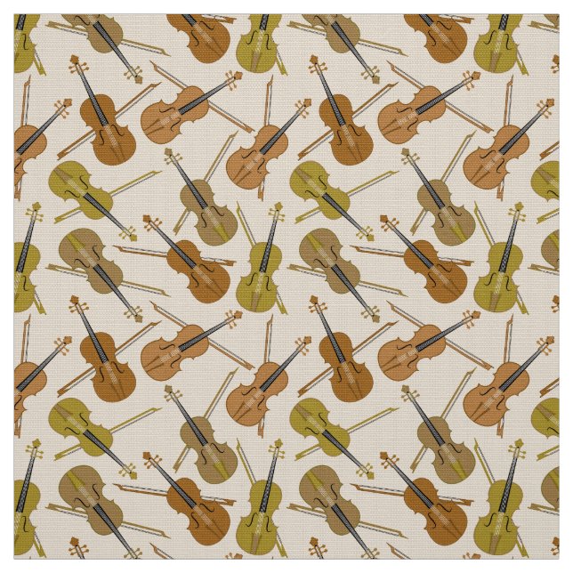 Tecido Teste padrão do impressão do violino (Modelo)