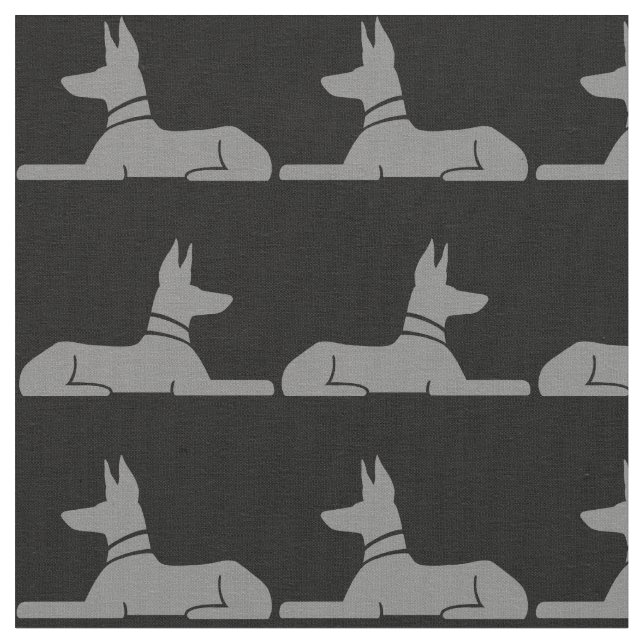 Tecido Teste padrão dos cães do faraó (Detalhe)