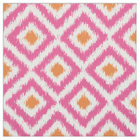 Teste padrão dos diamantes de Ikat da tangerina do