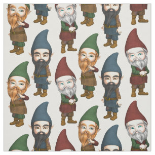 Tecido Teste padrão dos gnomos de Gnummy