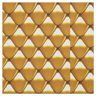 Tecido Teste padrão Dourado elegante da escala