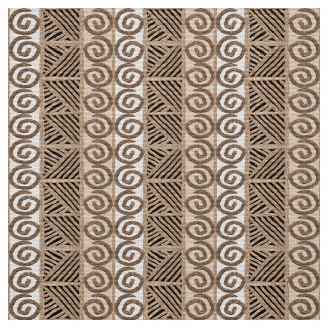 Tecido teste padrão étnico desenhado mão africano (Modelo)