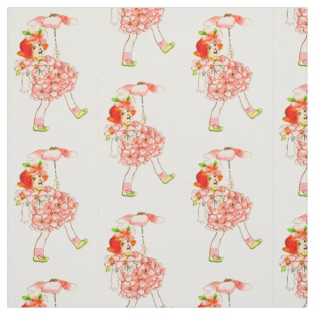 TECIDO TESTE PADRÃO FEERICAMENTE FLORAL DA CRIANÇA DE (Modelo)