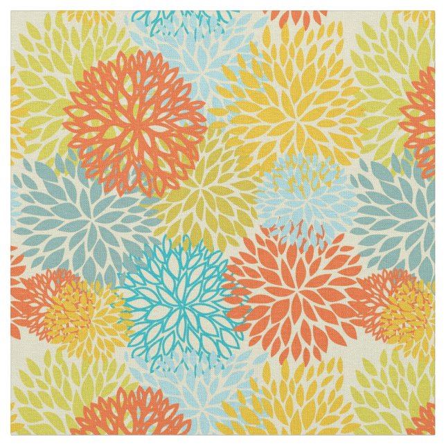 Tecido Teste padrão floral 3 (Detalhe)