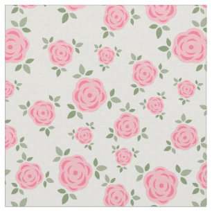 Tecido Teste padrão floral cor-de-rosa bonito