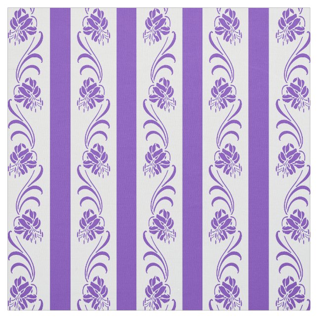 Tecido Teste padrão floral das listras (Modelo)