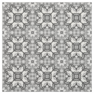 Tecido Teste padrão floral do azulejo do abstrato