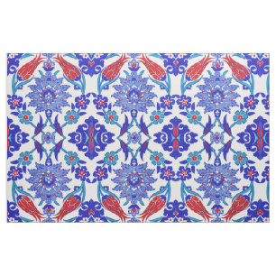 Tecido Teste padrão floral turco Handmade antigo do