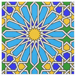 Tecido Teste padrão geométrico islâmico