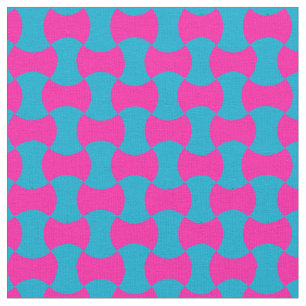 Tecido Teste padrão geométrico islâmico da magenta e d