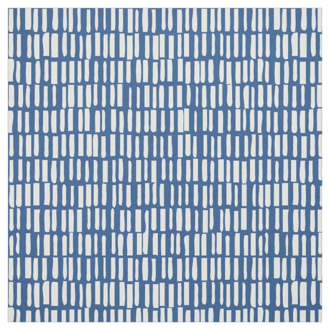 Tecido Teste padrão linear, moderno - Sagamore - azul (Modelo)