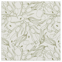 Tecido Teste padrão na moda clássico das folhas da