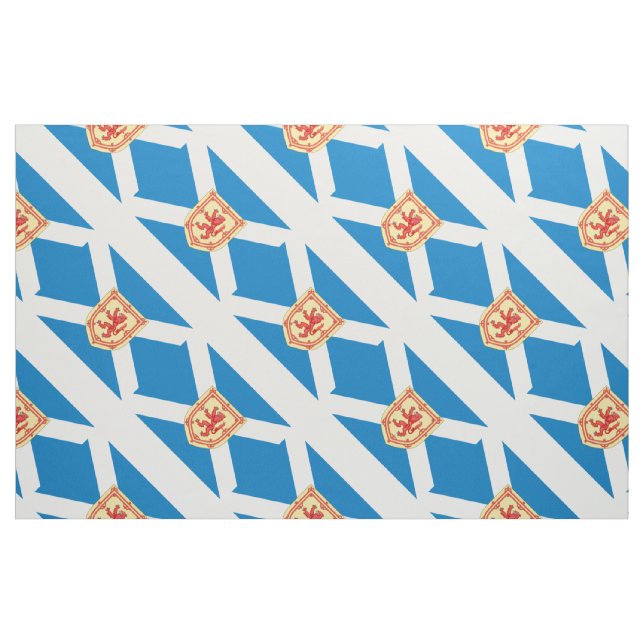 Tecido Teste padrão real da bandeira dos braços de (Jarda)