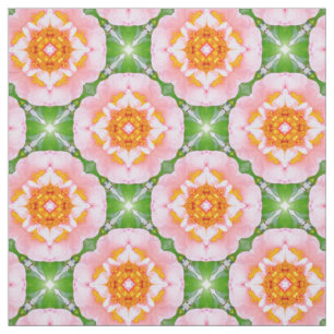 Tecido teste padrão retro floral