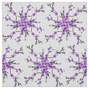 Tecido teste padrão retro floral