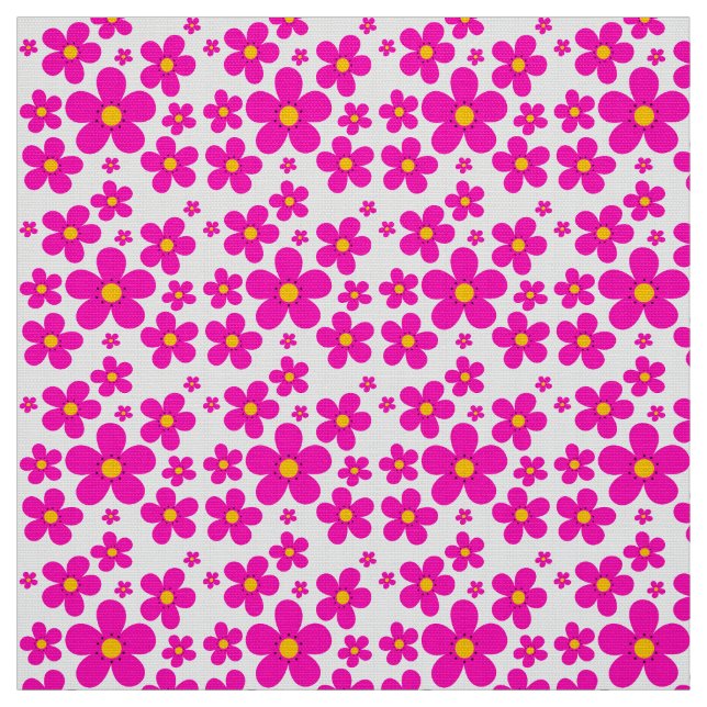 Tecido teste padrão retro floral (Modelo)