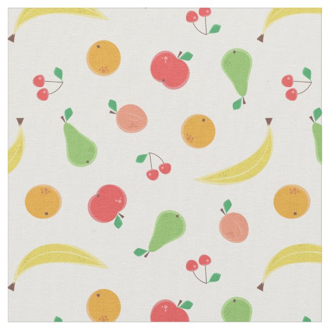 Tecido Teste padrão sem emenda das frutas deliciosas (Detalhe)