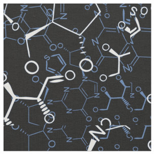 Tecido Teste padrão sem emenda dos símbolos químicos d