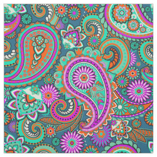 Tecido Teste padrão sem emenda floral II de Paisley +