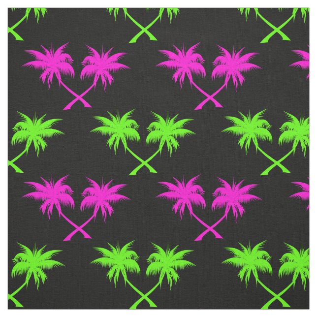 Tecido Teste padrão tropical das palmeiras (Modelo)
