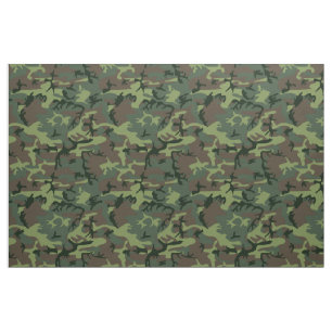 Tecido Teste padrão verde de Camo Brown da camuflagem