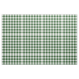 Tecido Teste padrão verde e branco clássico do bloco do